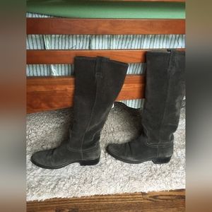 Frye Melissa tall gray suede 7.5 M